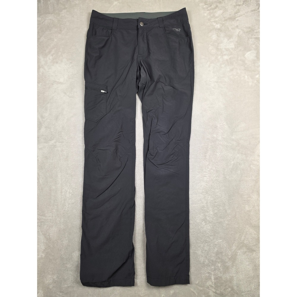 Outdoor Research Ferrosi Pants Womens 8 Long Tall Grey Hiking Cargo Gorpcore